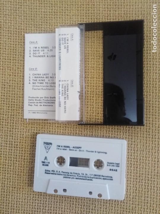 Casetes antiguos: Cinta Cassette antiguo Accept - Foto 4