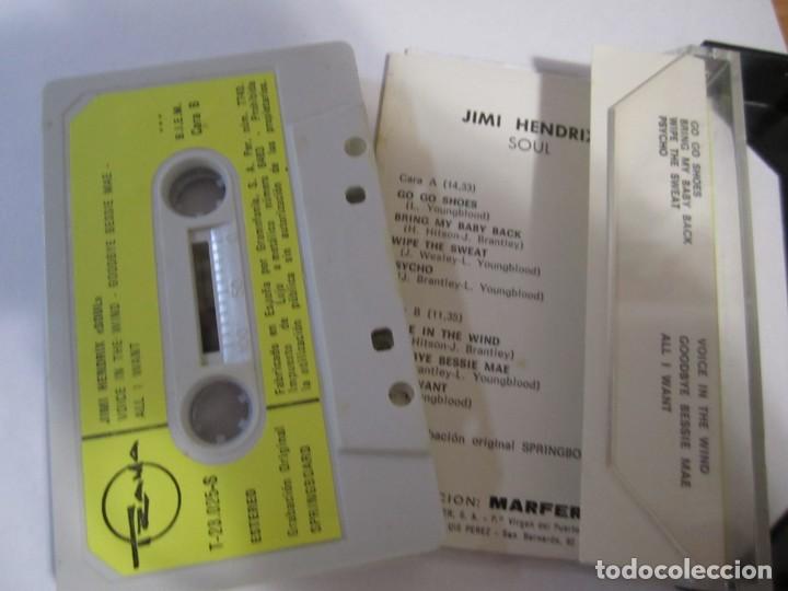 Casetes antiguos: casete jimi hendrix soul - Foto 3
