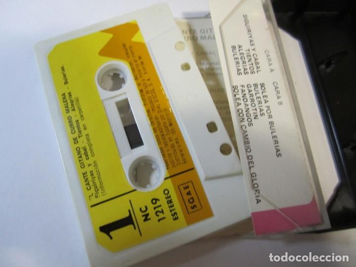 Casetes antiguos: casete el cante gitano de curro malena - Foto 3