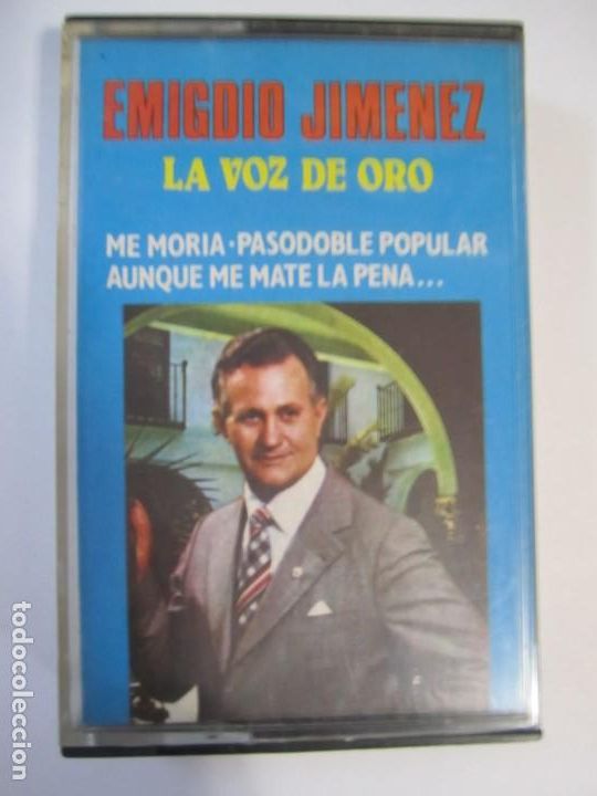 Casetes antiguos: casete emigdio jimenez la voz de oro - Foto 1