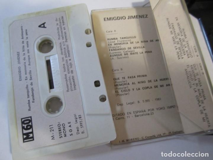 Casetes antiguos: casete emigdio jimenez la voz de oro - Foto 3