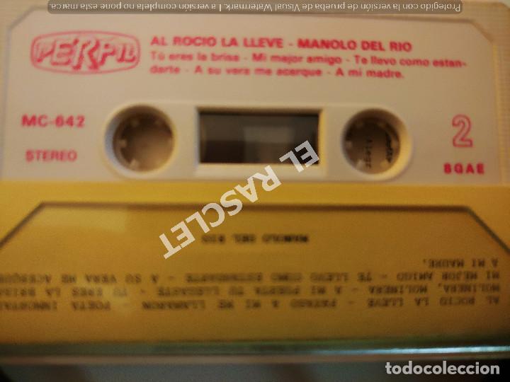 Casetes antiguos: CINTA CASSETTE DE : MANOLO DEL RIO - AL ROCIO LA LLEV&Eacute; - Foto 2