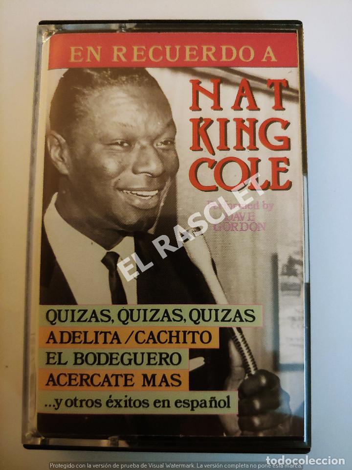 Casetes antiguos: CINTA CASSETTE DE : EN RECUERDO A - NAT KING COLE - Foto 1