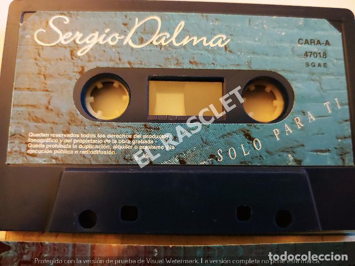 Casetes antiguos: CINTA CASSETTE DE : SERGIO DALMA - SOLO PARA TI - Foto 2