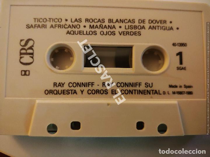 Casetes antiguos: CINTA CASSETTE DE : RAY CONNIFF Y SU ORQUESTA Y COROS - Foto 2