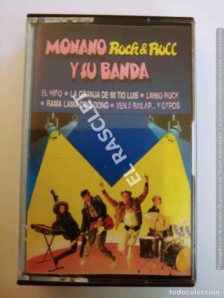 Casetes antiguos: CINTA CASSETTE DE : MONANO Y SU BANDA - ROCK & ROLL - Foto 1