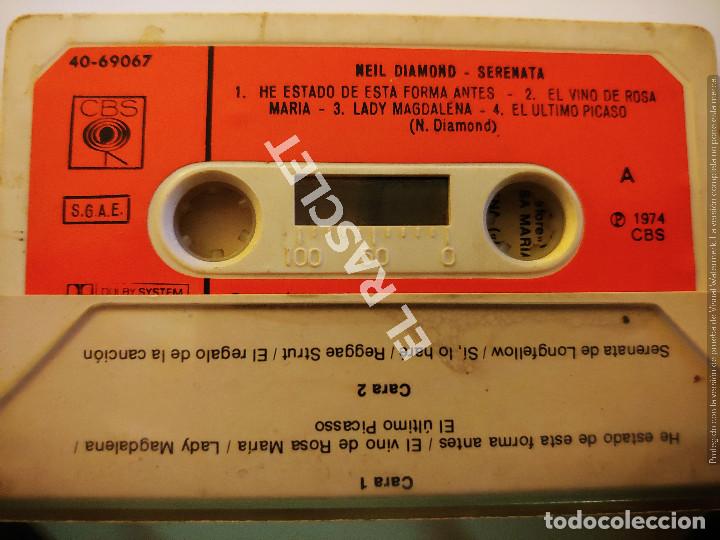 Casetes antiguos: CINTA CASSETTE DE : NEIL DIAMOND - SERENADE - Foto 2