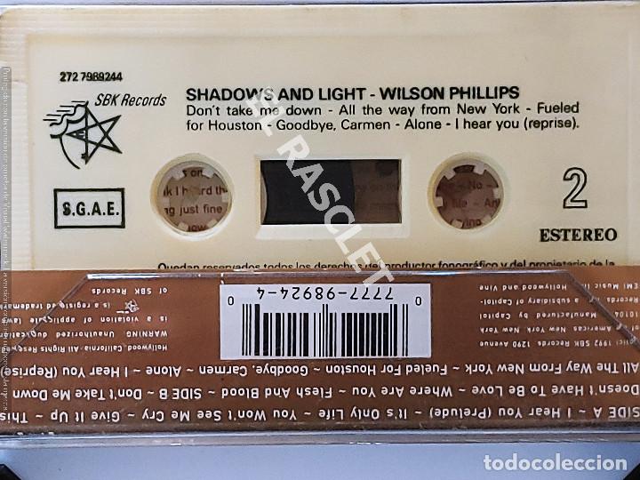 Casetes antiguos: CINTA CASSETTE DE :WILSON PHILLIPS - SHADOWG AND LIGNT - Foto 2