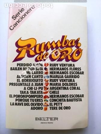 Casetes antiguos: CINTA CASSETTE DE : RUMBAS DE ORO - - Foto 1