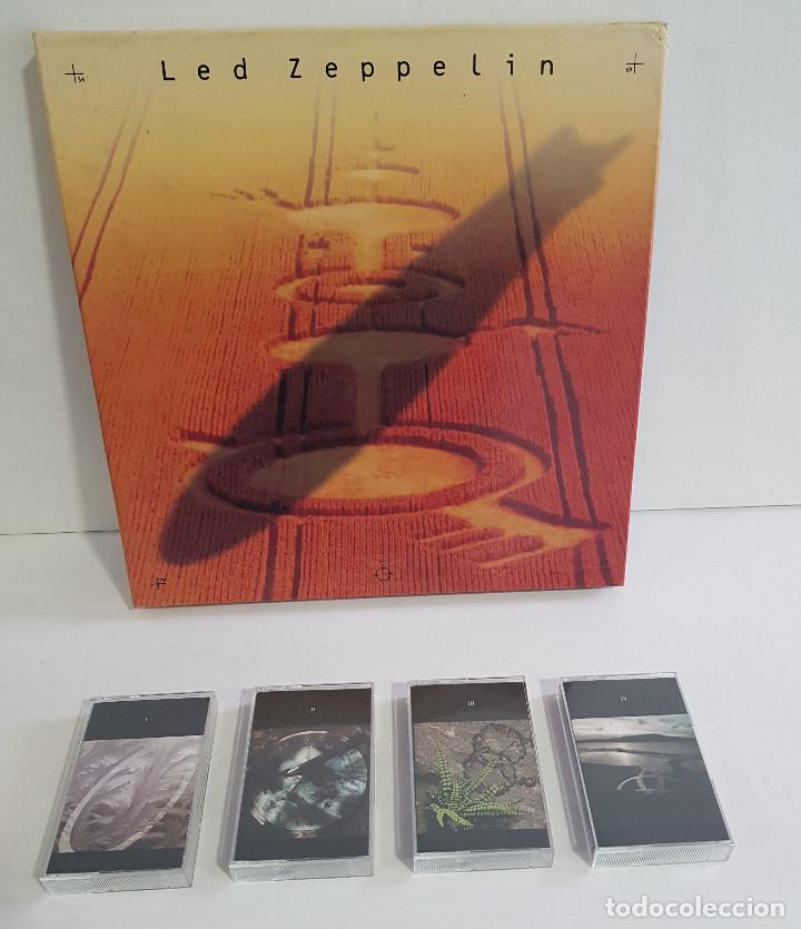 Casetes antiguos: LED ZEPPELIN 4 CASSETTE SET - Foto 5