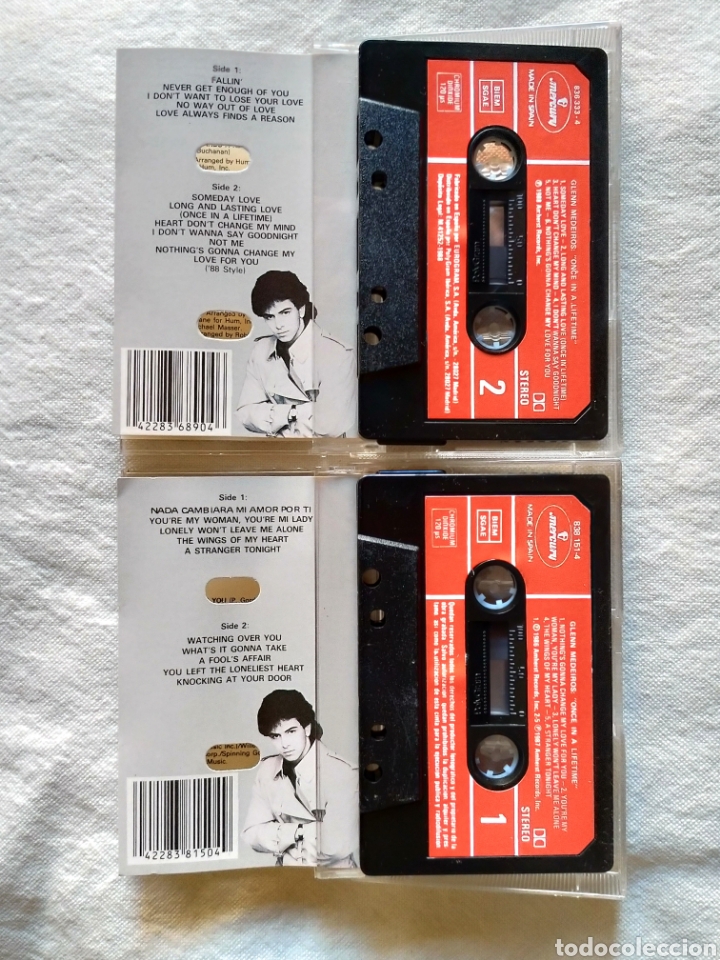 Casetes antiguos: Cassette Doble Glenn Medeiros Once in a Lifetime - Foto 2