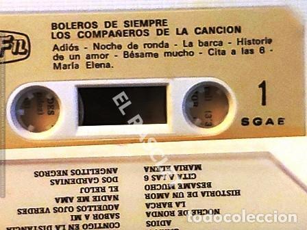 Casetes antiguos: CINTA CASSETTE DE - BOLEROS DE SIEMPRE - Foto 2