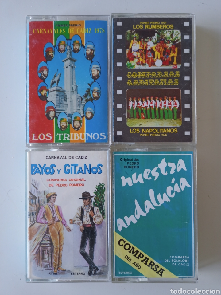 Casetes antiguos: Comparsas Pe&ntilde;a Nuestra Andaluc&iacute;a - Carnaval de C&aacute;diz - Foto 1