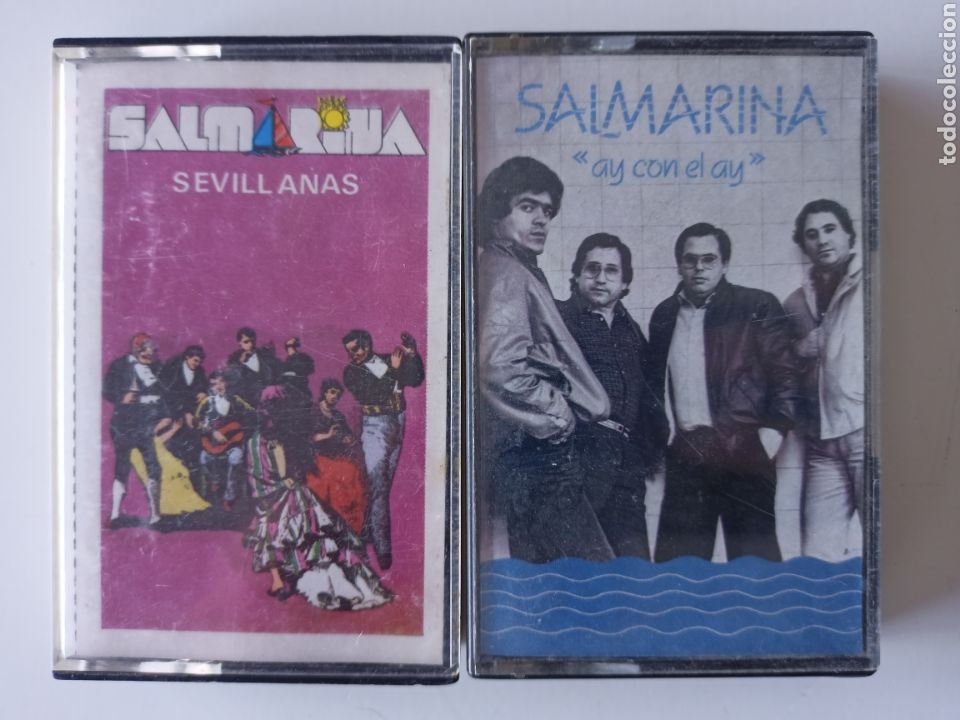 Casetes antiguos: Salmarina - Vive la noche y Ay con el Ay - Foto 1