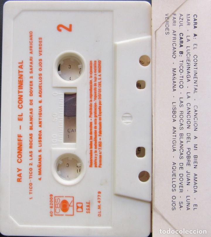 Casetes antiguos: RAY CONNIFF - EL CONTINENTAL - Foto 2