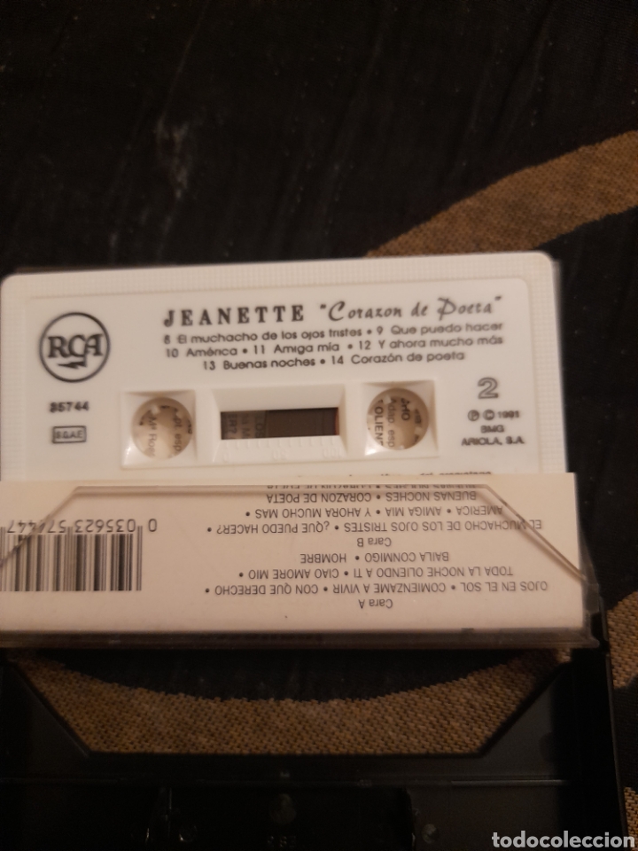 Casetes antiguos: Cinta caset de Jeanette - Foto 3