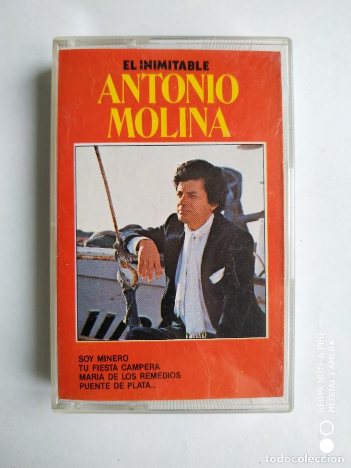 Casetes antiguos: CASETE EL INIMITABLE ANTONIO MOLINA - Foto 1