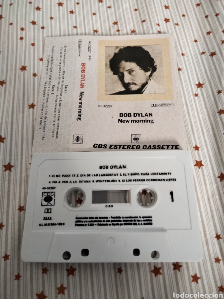 Casetes antiguos: Bob Dylan  New morning cassette - Foto 1