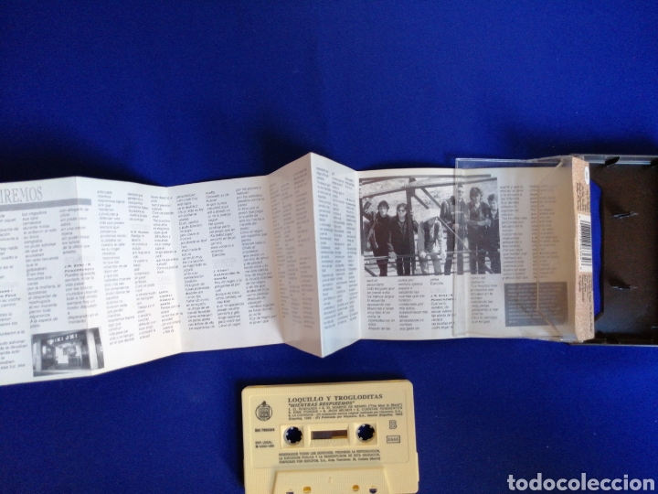 Casetes antiguos: LOQUILLO Y LOS TROGLODITAS - MIENTRAS RESPIREMOS - Foto 3