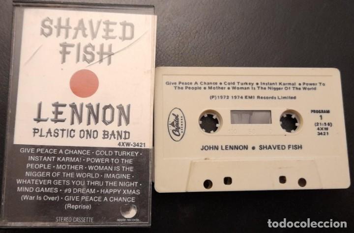 Casetes antiguos: CASSETTE SHAVED FISH LENNON PLASTIC ONO BAND - Foto 1