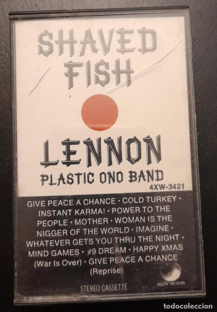 Casetes antiguos: CASSETTE SHAVED FISH LENNON PLASTIC ONO BAND - Foto 2