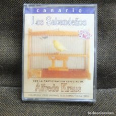 Casetes antiguos: LOS SABANDEÑOS -DOBLE CASETE. Lote 313758893