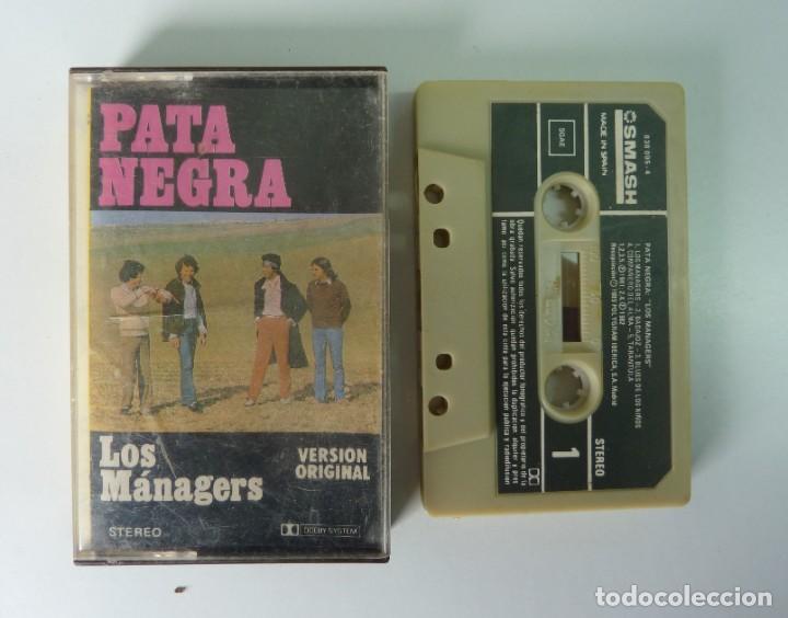 Casetes antiguos: PATA NEGRA // LOS MANAGERS // 1982 // CASETE - Foto 1