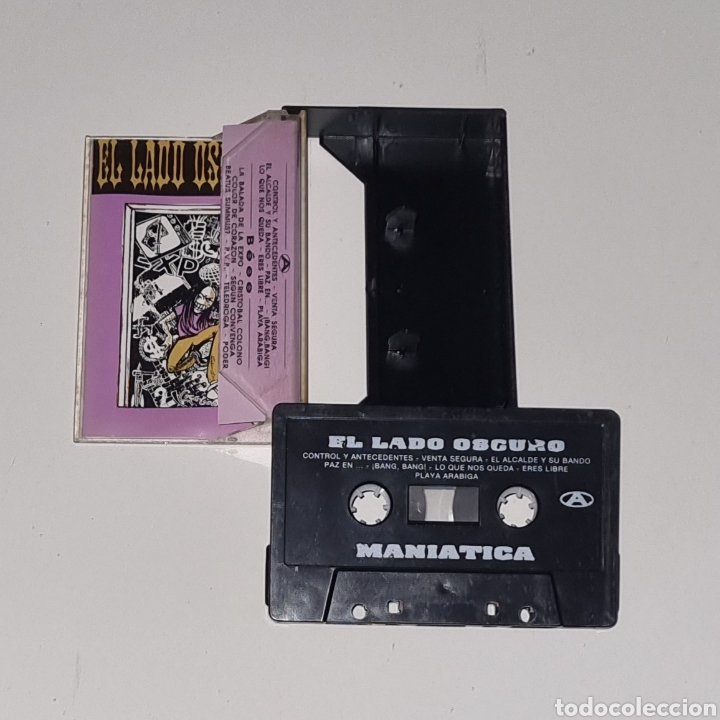 Casetes antiguos: MANIATICA / CASSETTE EDICI&Oacute;N BLACK / EL LADO OSCURO - Foto 2