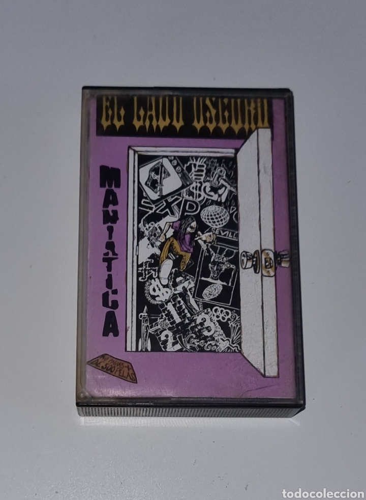 Casetes antiguos: MANIATICA / CASSETTE EDICI&Oacute;N BLACK / EL LADO OSCURO - Foto 1