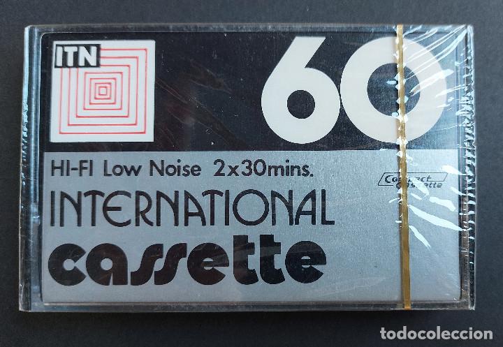 Casetes antiguos: CASSETTES - CINTA CASETE VIRGEN PARA GRABACIONES - MARCA ITN International - 60 minutos - PRECINTADA