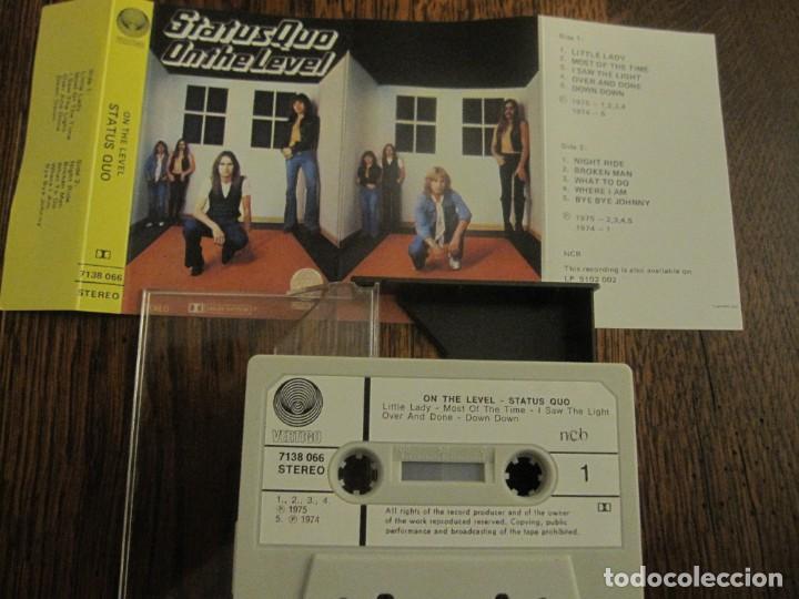 Casetes antiguos: STATUS QUO `On the level&acute; 1975 - Foto 2