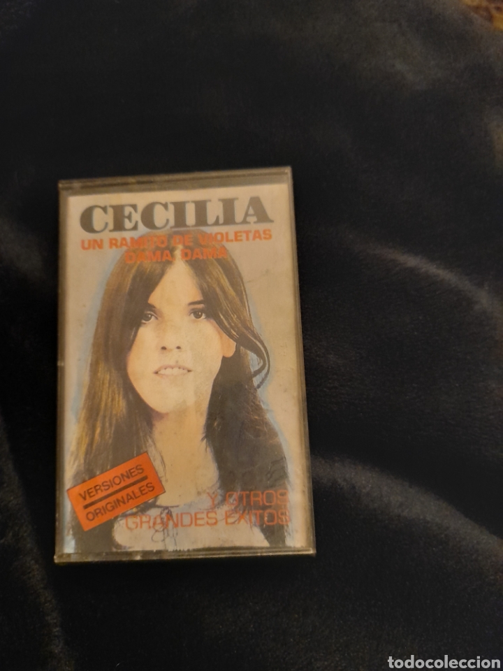 Casetes antiguos: Cinta caset de Cecilia, Un ramito de violetas - Foto 1
