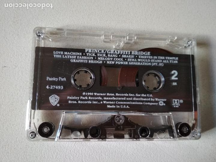 Casetes antiguos: PRINCE - GRAFFITI BRIDGE - WARNER - A&Ntilde;O 1990 - Foto 4