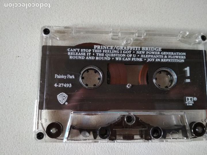 Casetes antiguos: PRINCE - GRAFFITI BRIDGE - WARNER - A&Ntilde;O 1990 - Foto 5