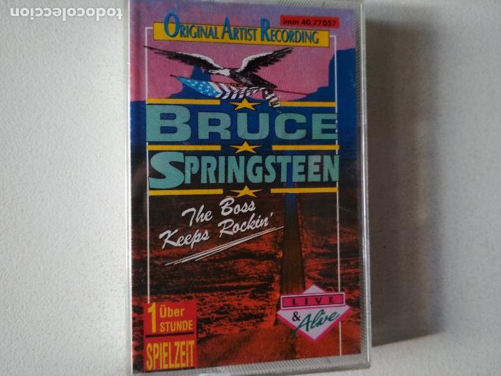 Casetes antiguos: BRUCE SPRINGSTEEN, LIVE USA PR RECORD GERMANY - Foto 1