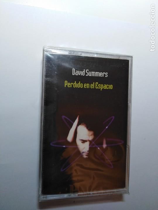Casetes antiguos: Cinta de Cassette precintada David Summers. Perdido en el Espacio. - Foto 1