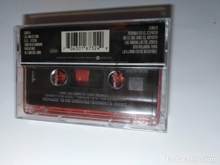 Casetes antiguos: Cinta de Cassette precintada David Summers. Perdido en el Espacio. - Foto 2