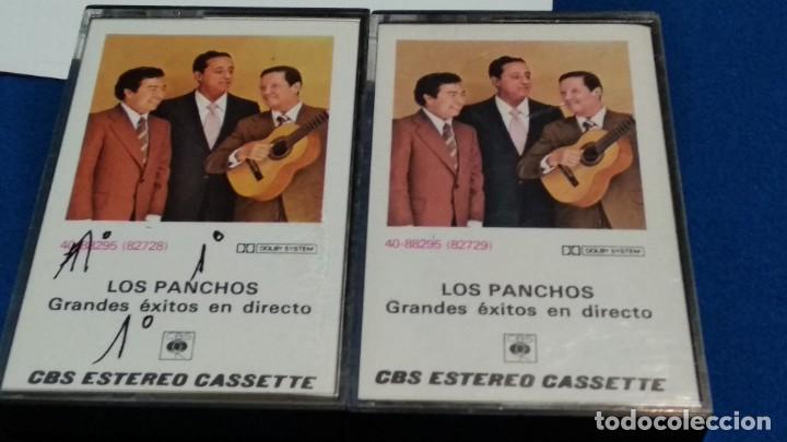 Casetes antiguos: CASETE DOBLE CINTA 2 CASSETTES VOL 1 Y 2 (LOS PANCHOS - GRANDES &Eacute;XITOS EN DIRECTO) 1978 CBS