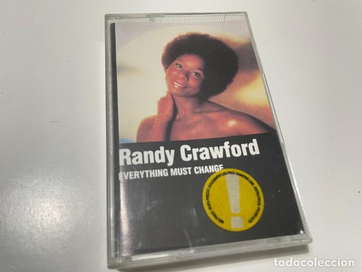 Casetes antiguos: CASETE RANDY CRAWFORD EVERYTHING MUST CHANGE - Foto 1