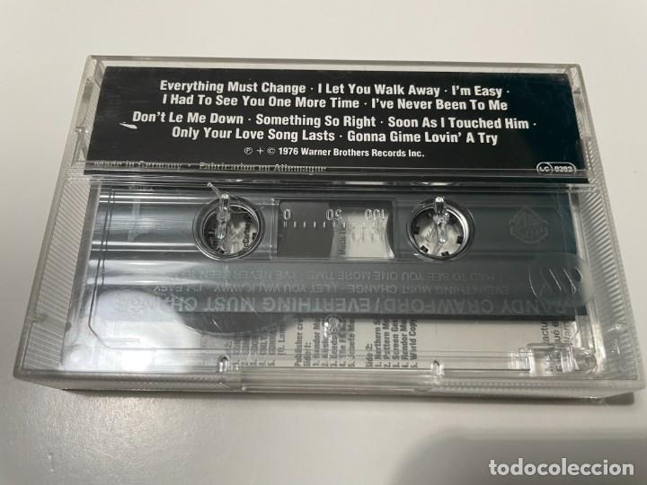 Casetes antiguos: CASETE RANDY CRAWFORD EVERYTHING MUST CHANGE - Foto 2