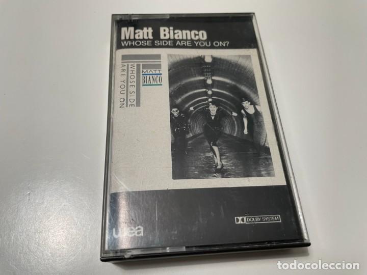 Casetes antiguos: CASETE MATT BIANCO WHOSE SIDE ARE YOU ON? - Foto 1