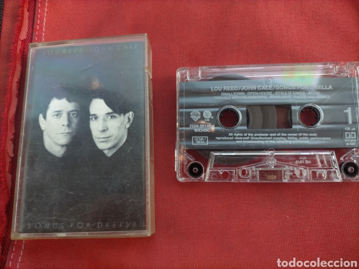 Casetes antiguos: LOU REED & JOHN CALE-SONGS FOR DRELLA - Foto 1