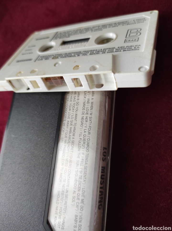 Casetes antiguos: LOS MUSTANG &eacute;xitos de THE BEATLES ( castellano ) - Foto 3