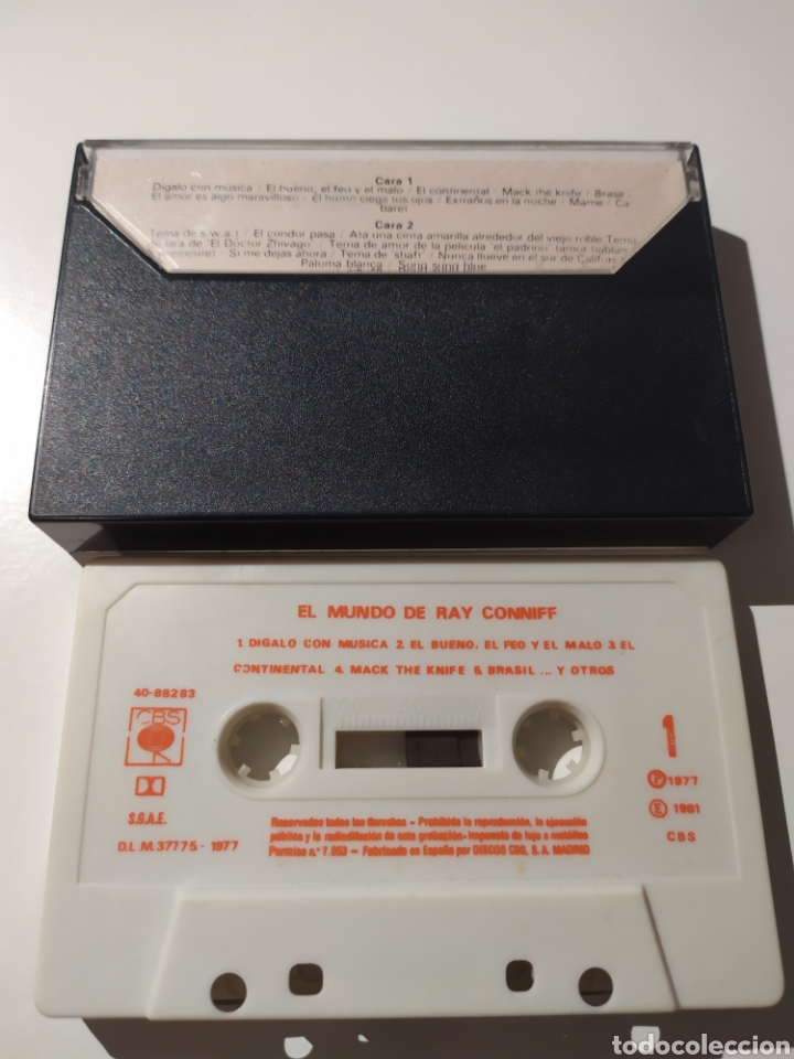 Casetes antiguos: EL MUNDO DE RAY CONNIFF. CBS 1977. - Foto 2