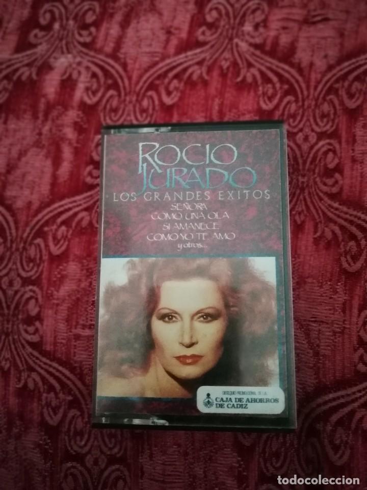 Casetes antiguos: Casete roc&iacute;o jurado los grandes exitos - Foto 1