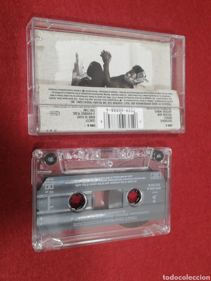 Casetes antiguos: CASSETTE ORIGINAL TRACY CJAPMAN / CROSSROADS - Foto 2