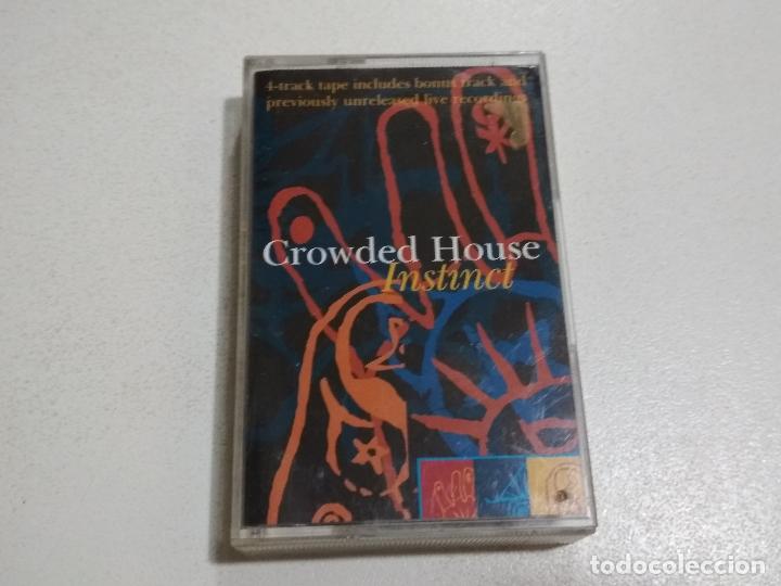 Casetes antiguos: crowded house, instinct, 1996 Cassette, Single