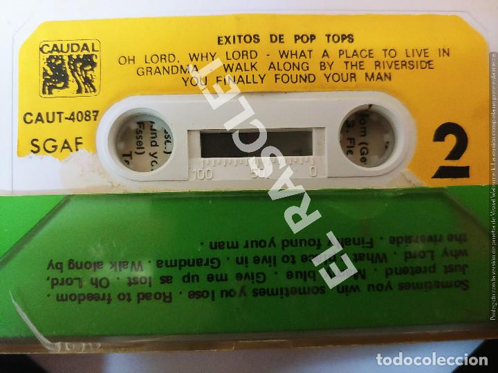 Casetes antiguos: CINTA CASSETTE DE : EXITOS DE POP TOPS - Foto 2