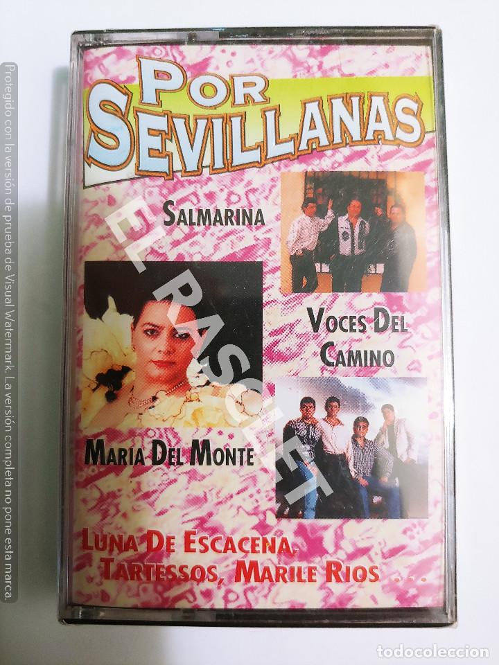 Casetes antiguos: CINTA CASSETTE DE : POR SEVILLANAS - NUEVA PRECINTADA