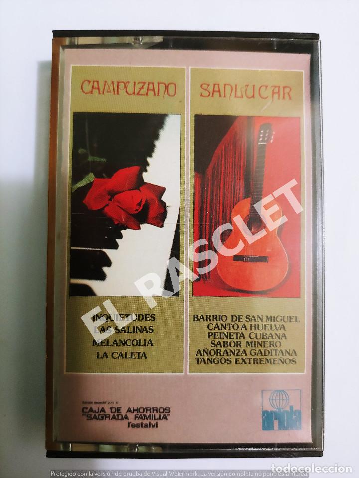 Casetes antiguos: CINTA CASSETTE DE : CAMPUZANO - SANLUCAR - Foto 1